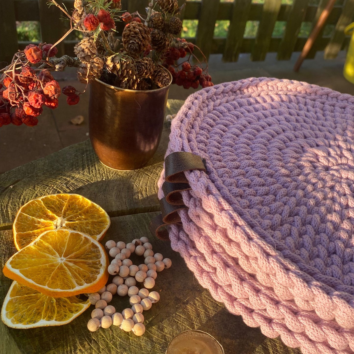 Lavender Crochet Table Placemat