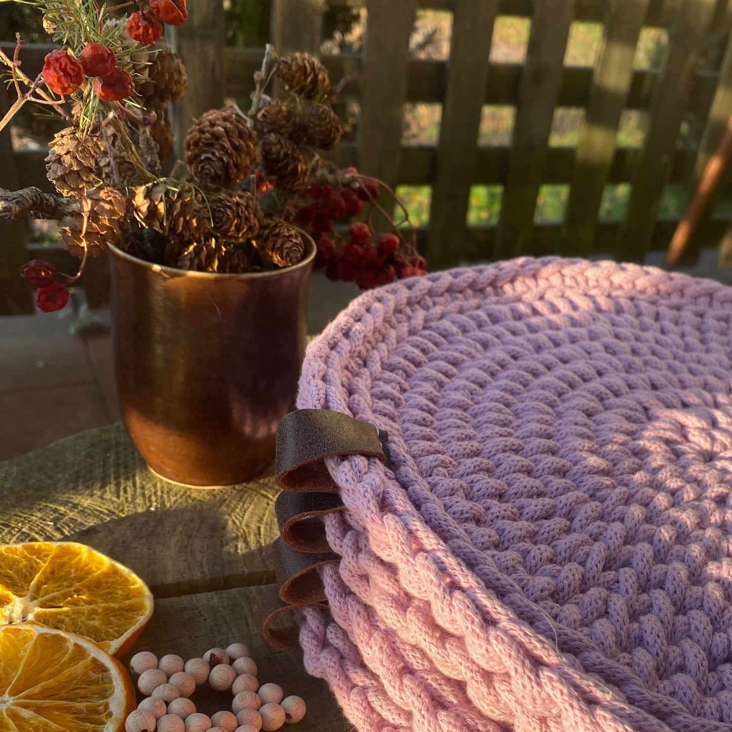 Lavender Crochet Table Placemat