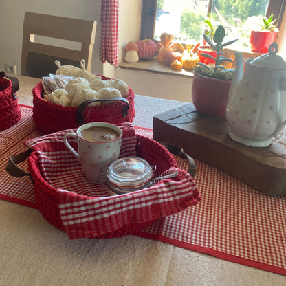 Eco-friendly recycled cotton cord basket 