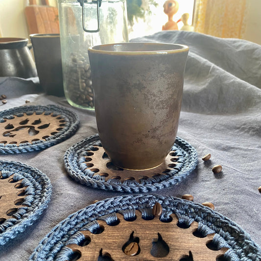 Coasters with Crochet Edge for Dog Lovers II