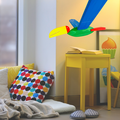 Flying Toucan Wooden Mobile