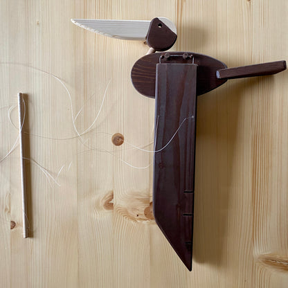 nursery mobile wooden pelican