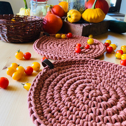 terra-cotta hot pads