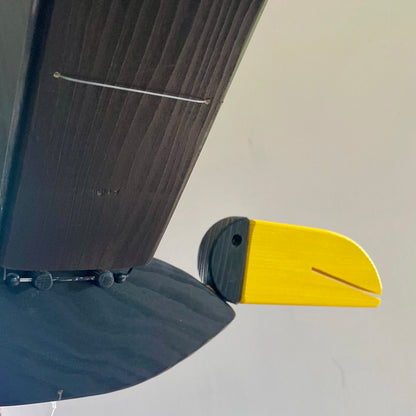 Wooden Flying Crow Mobile - Halloween Decoration - Gender Neutral Kids Room Decor