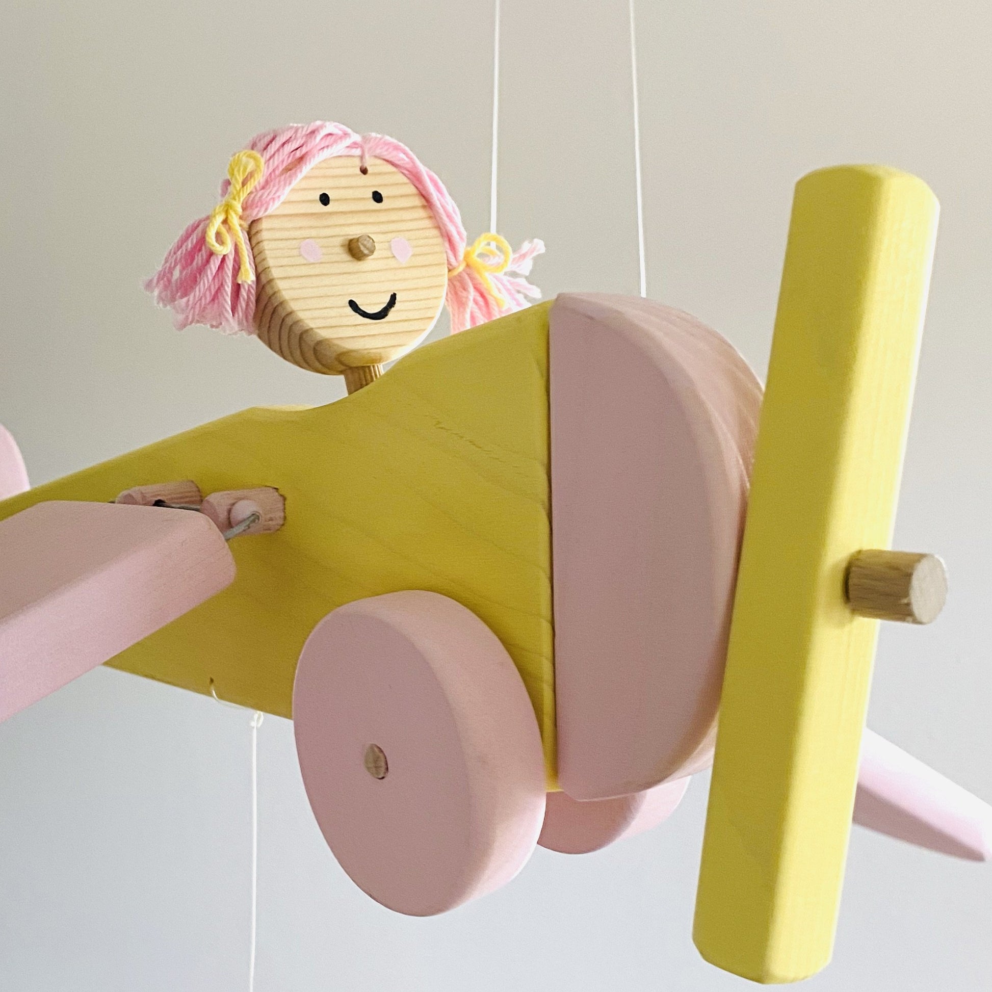 flying wooden mobile