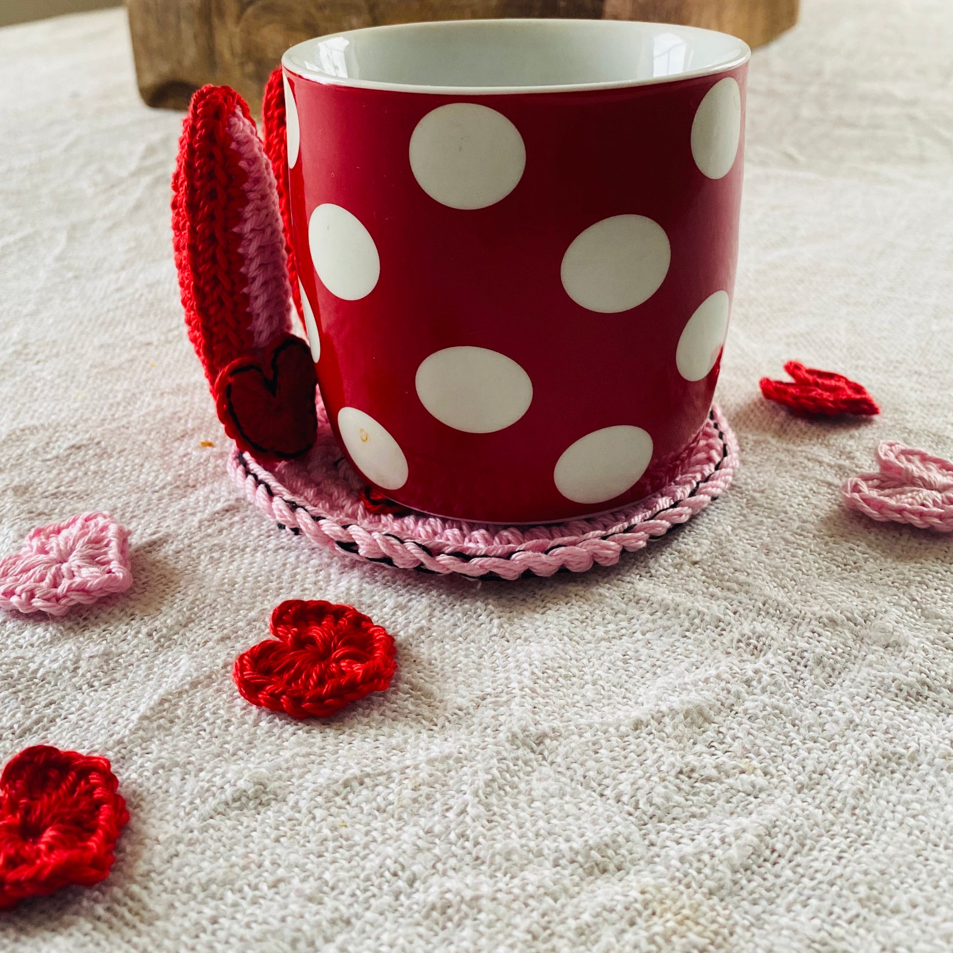 coffee lover gift pink rabbit coaster