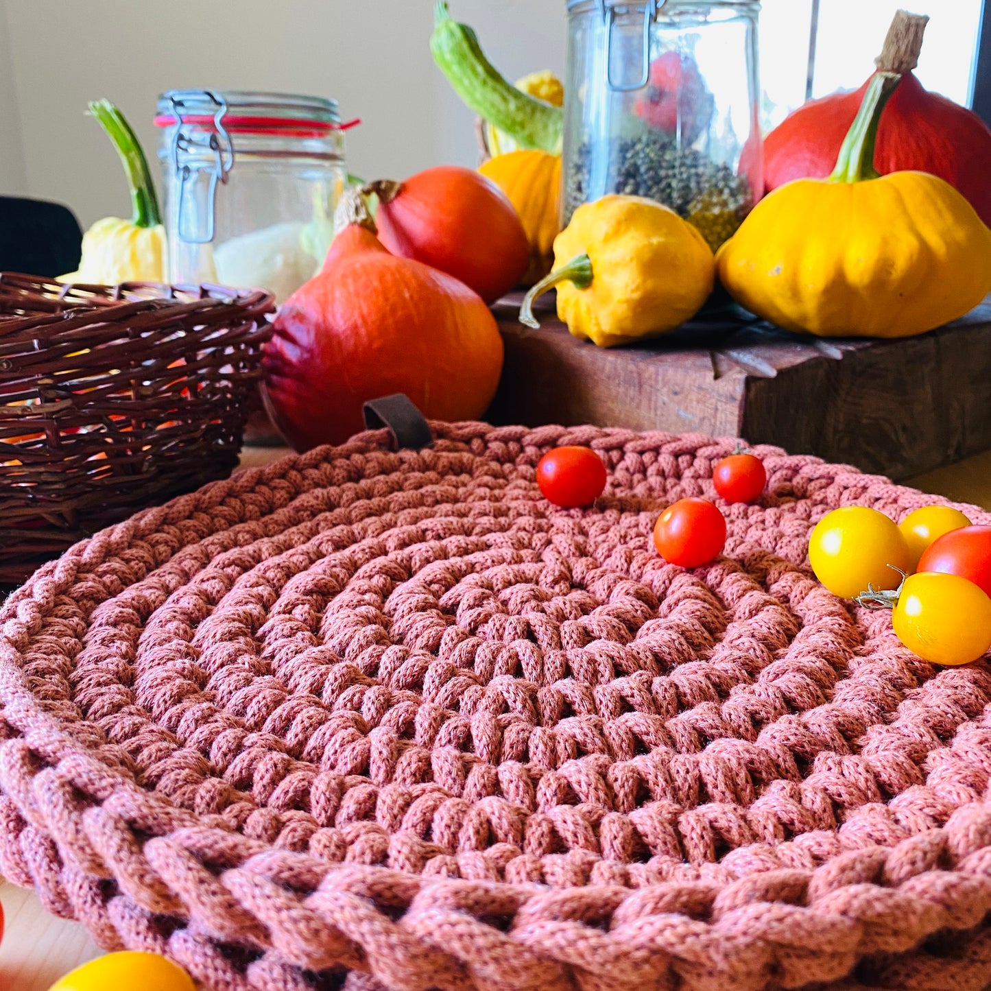 crochet cotton place mats