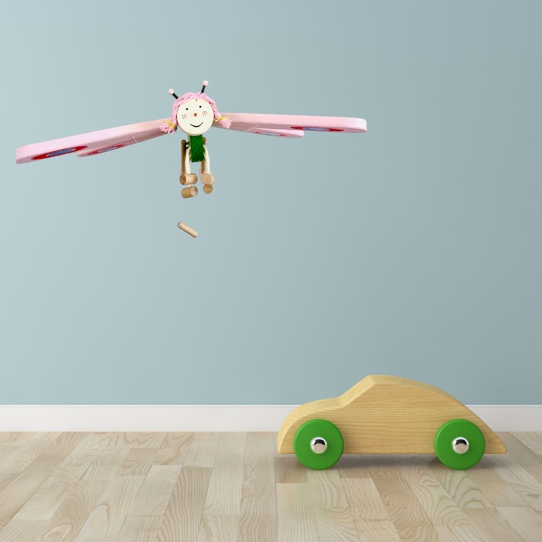 pink butterfly kids bedroom decor