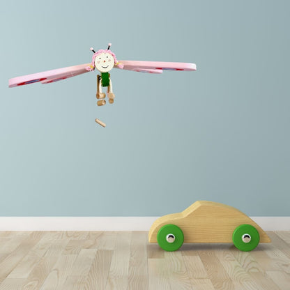 pink butterfly kids bedroom decor