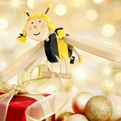 Flying Bee Nursery Mobile - Eco Friendly Kids Room Decor