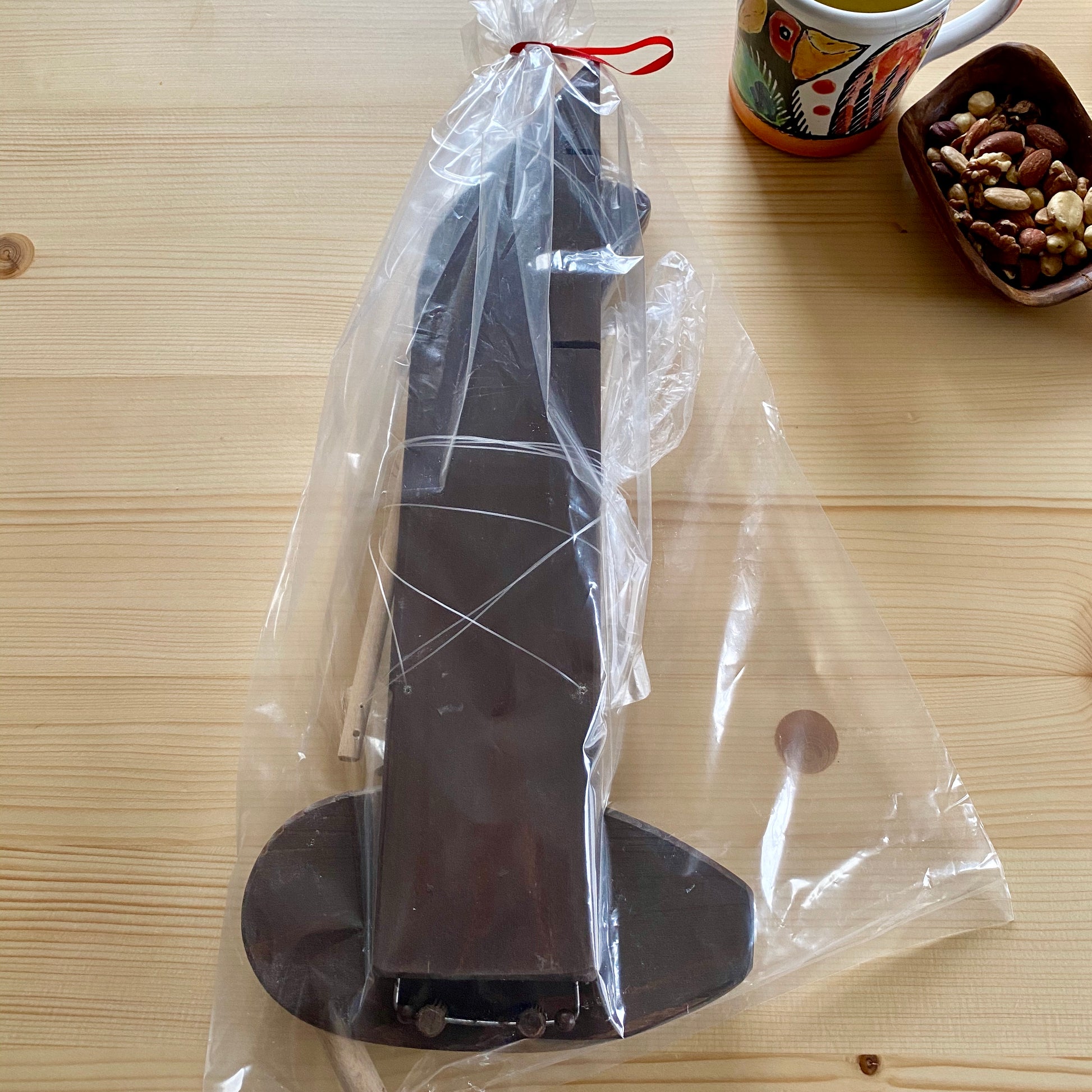 brown wooden pelican