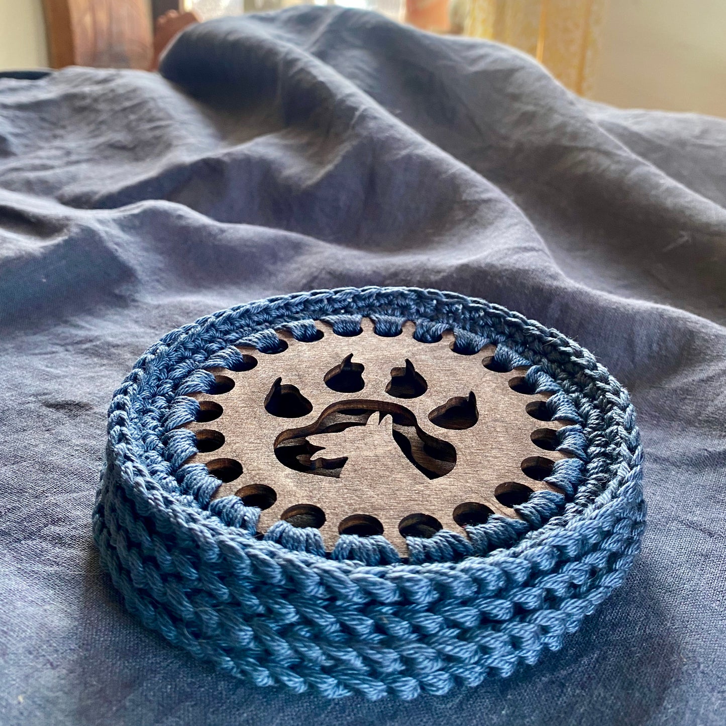 Coasters with Crochet Edge for Dog Lovers II