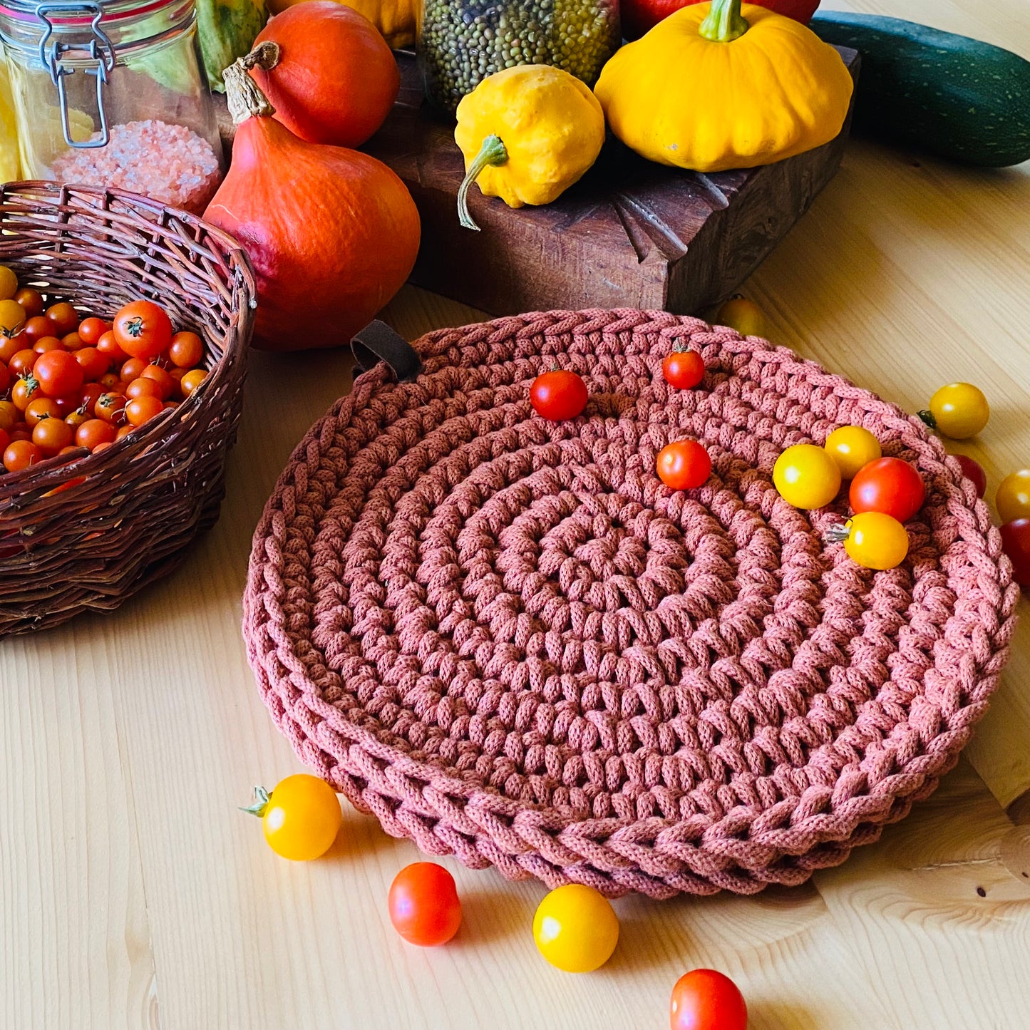 placemats terracotta color