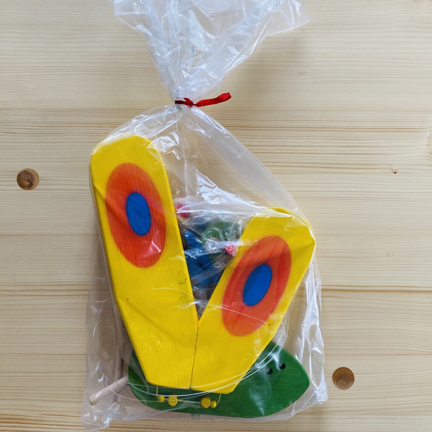 flying butterfly toy from wood