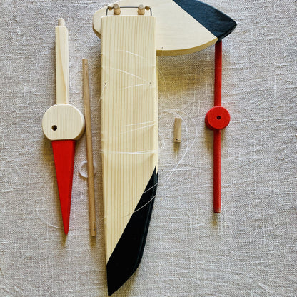 flying wooden toy nursery decor