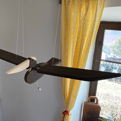 Pelican Flying Wooden Mobile 