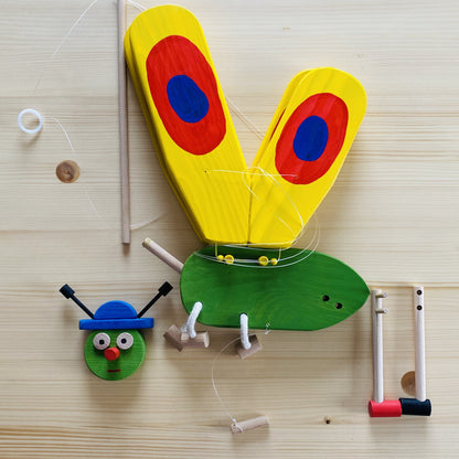 kinetic mobile butterfly