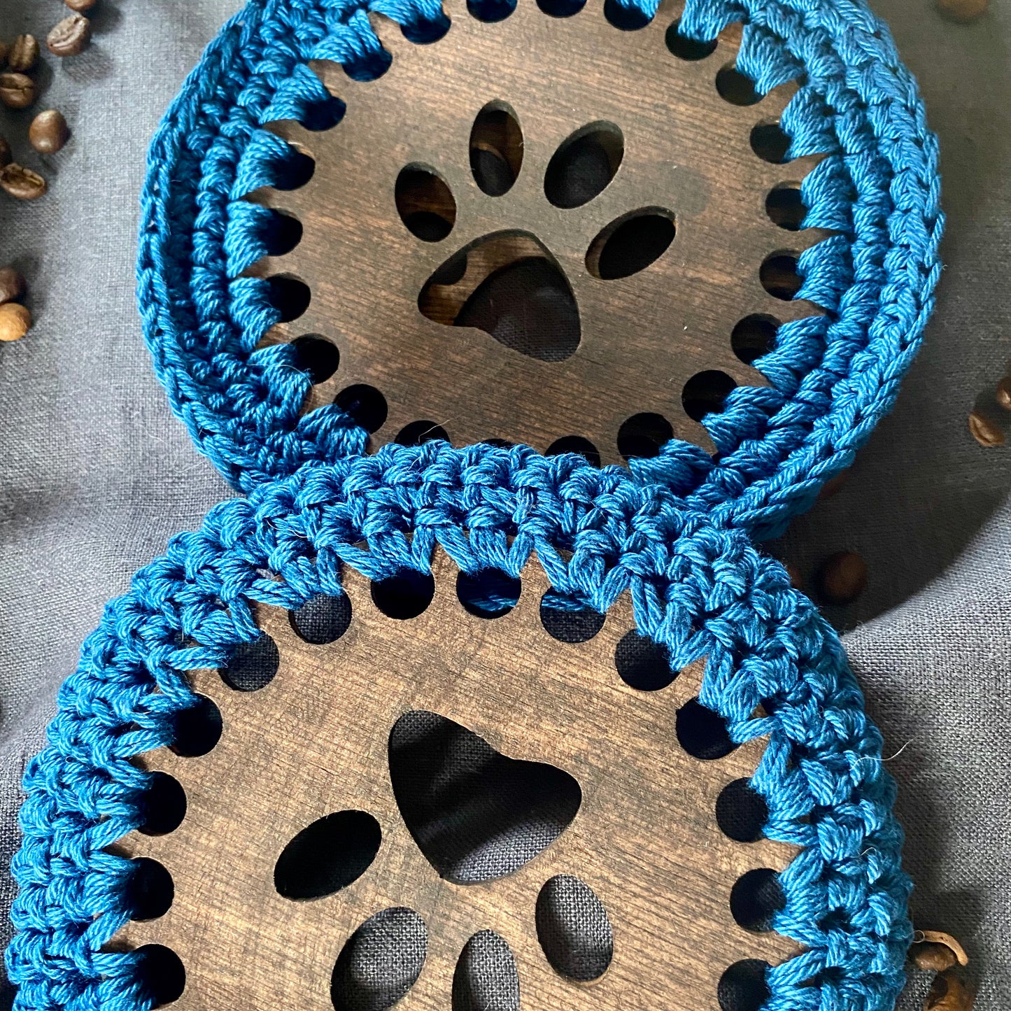 Coasters with One Paw