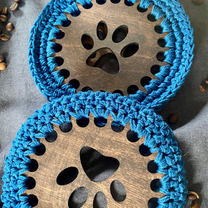 Coasters with One Paw