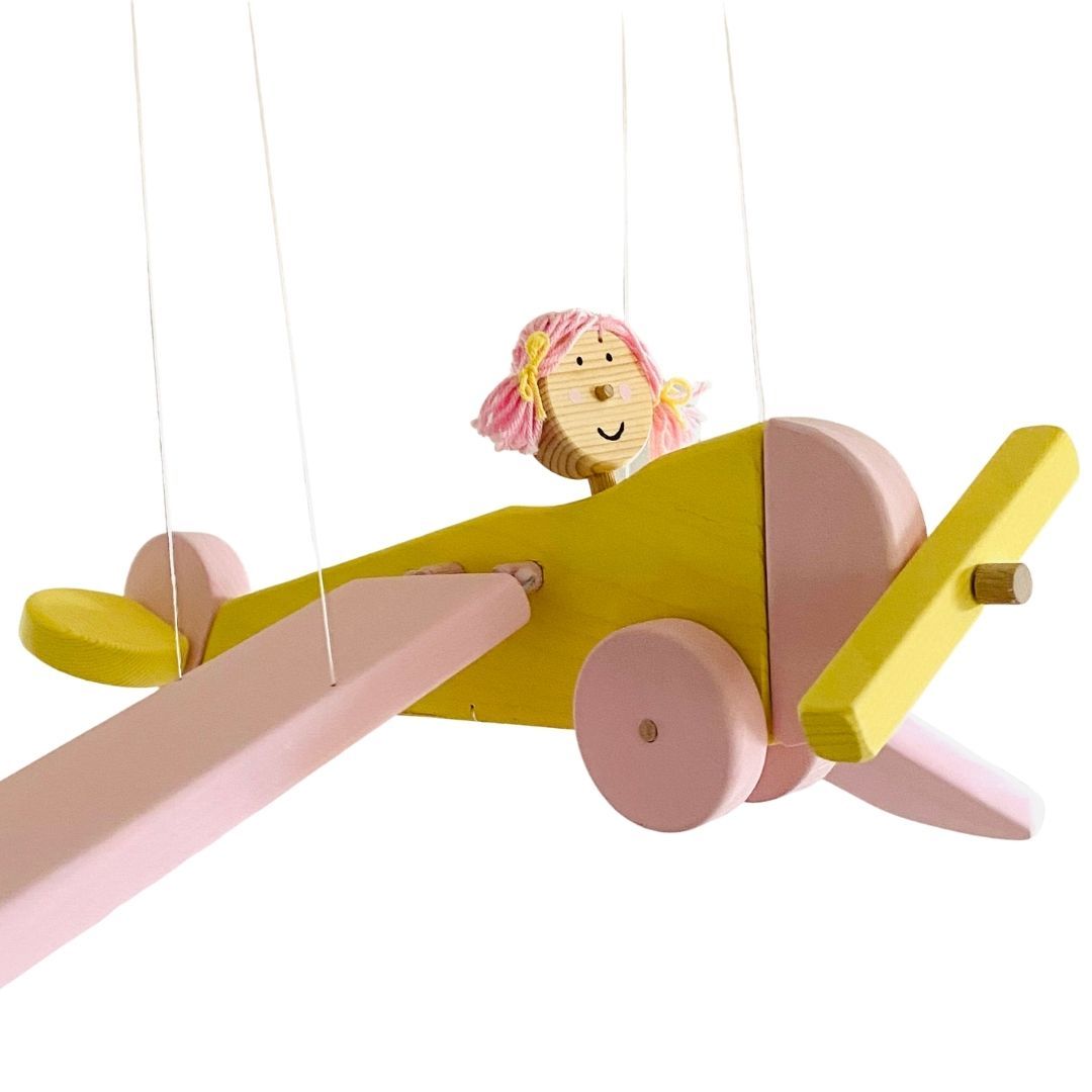 baby girl nursery mobile