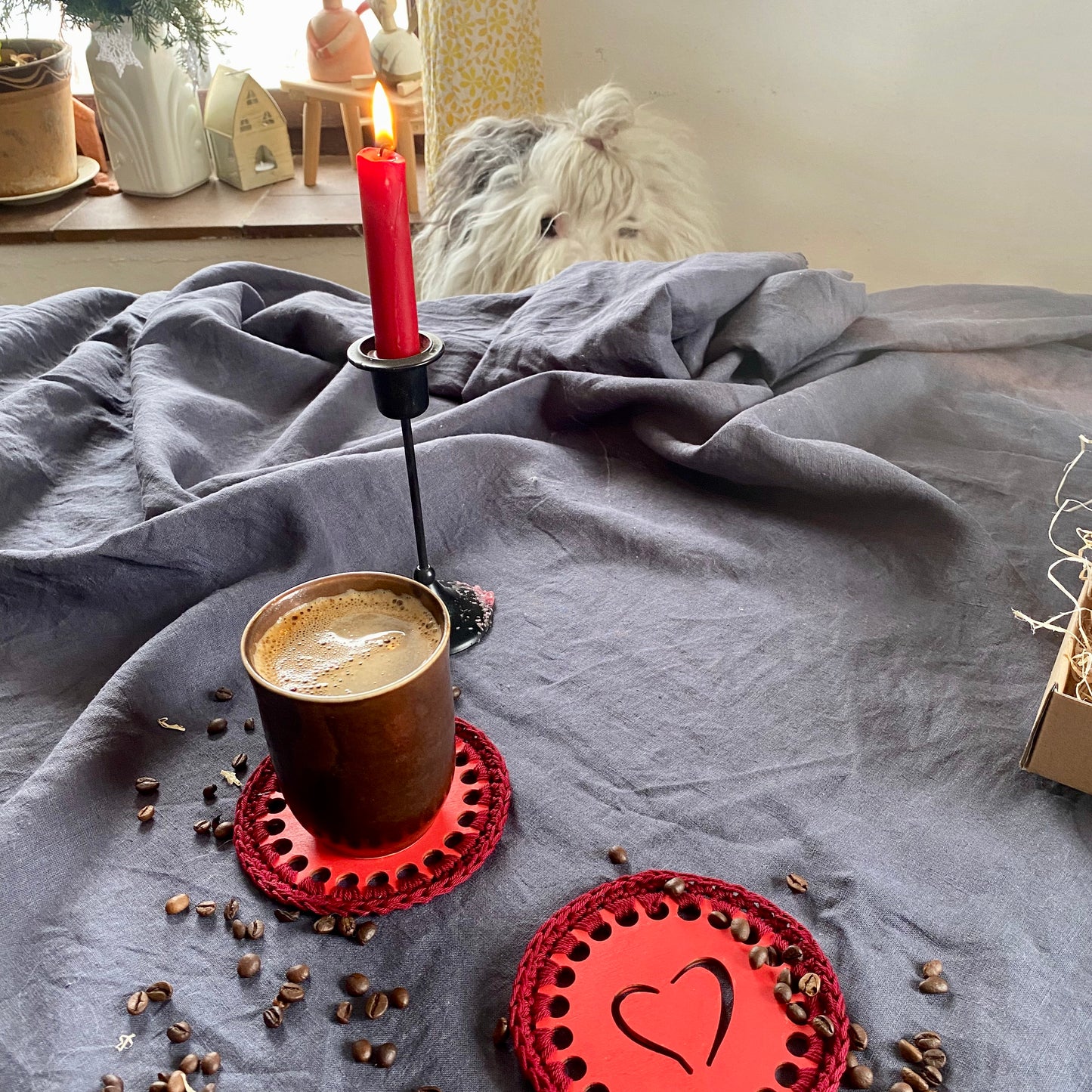 Heart of Love - Mug coasters