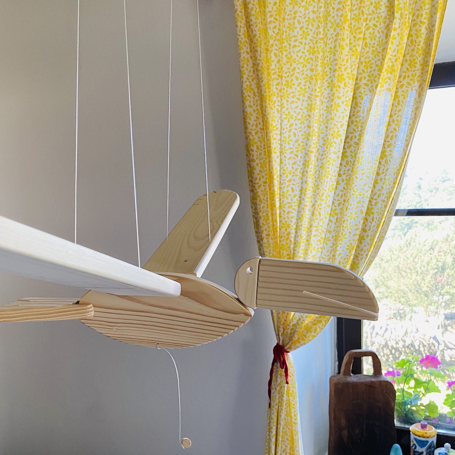 eco friendly wooden toy bird