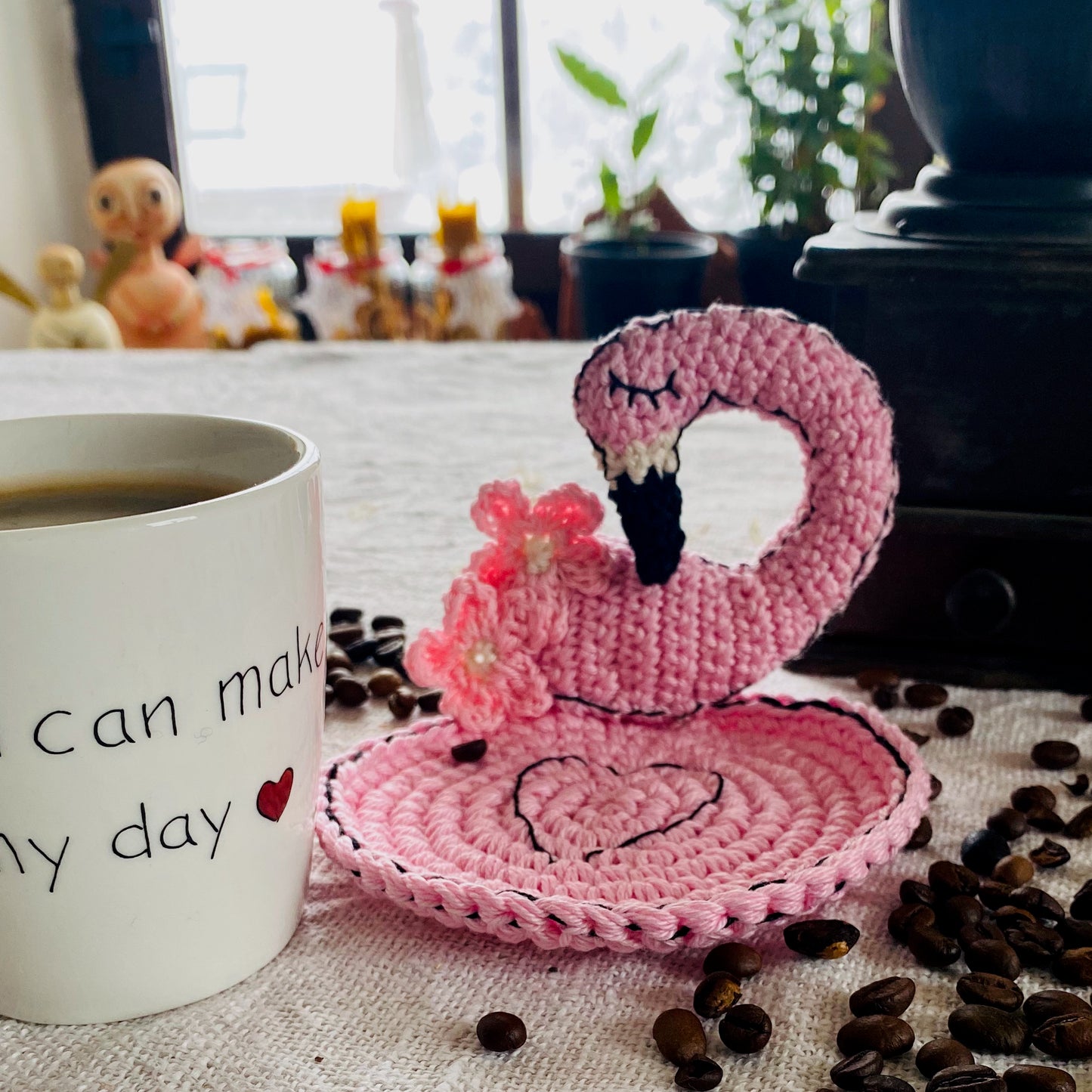flamingo table decor